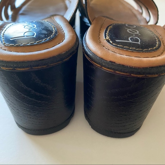b.o.c. Black Heeled Sandals 8M - Picture 5 of 8
